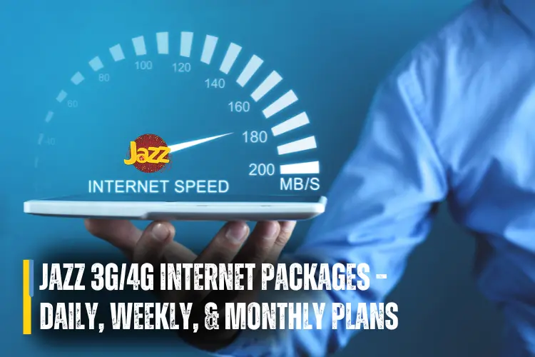 Jazz Internet Packages – Daily, Weekly, & Monthly Plans