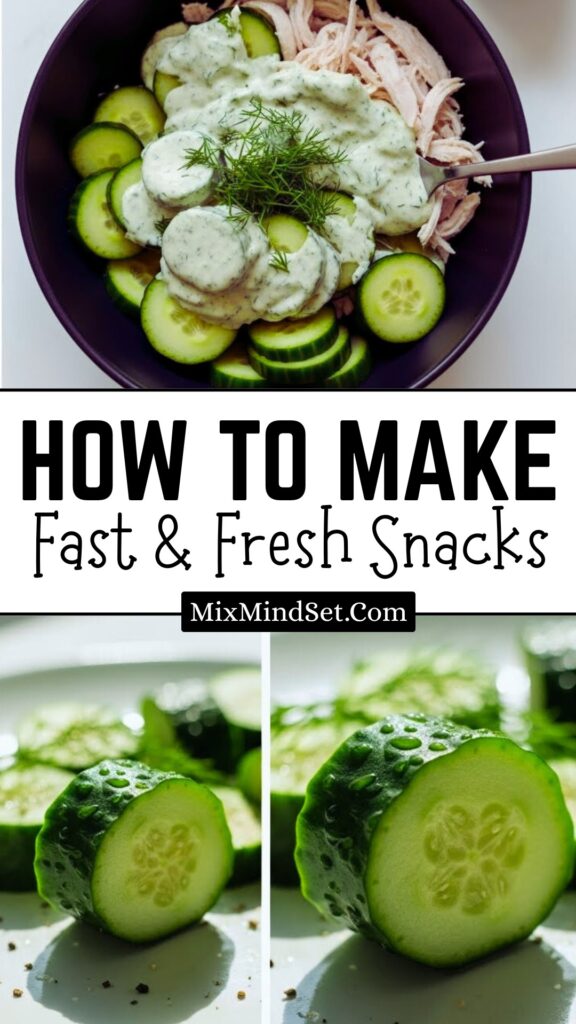 Cucumber Snacks Recipe (Quick & Fast)