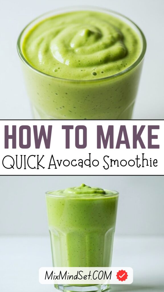 Healthy Avocado Smoothie Recipe