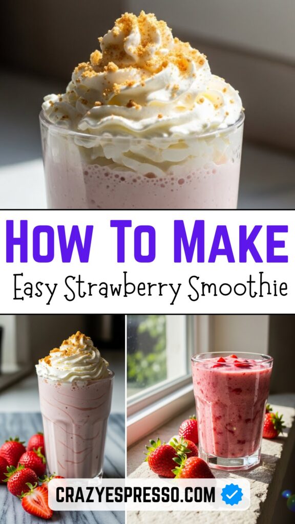 Healthy Strawberry Smoothie Recipe