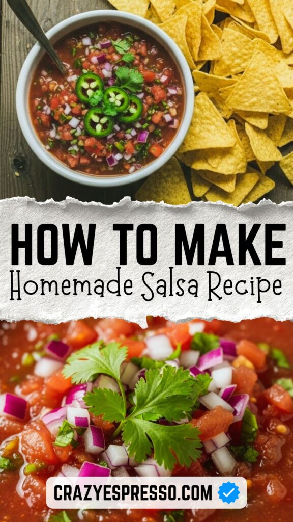 Homemade Salsa Recipe Fresh Tomatoes