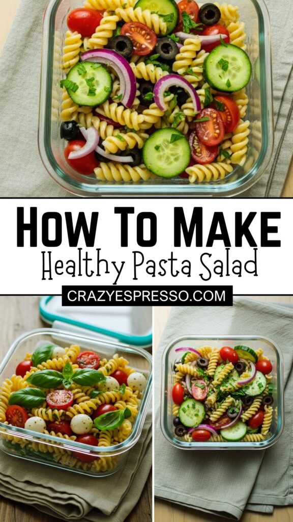 Healthy High-Protein Pasta Salad Recipe