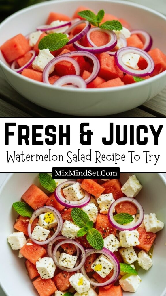 Healthy Watermelon Salad Recipe