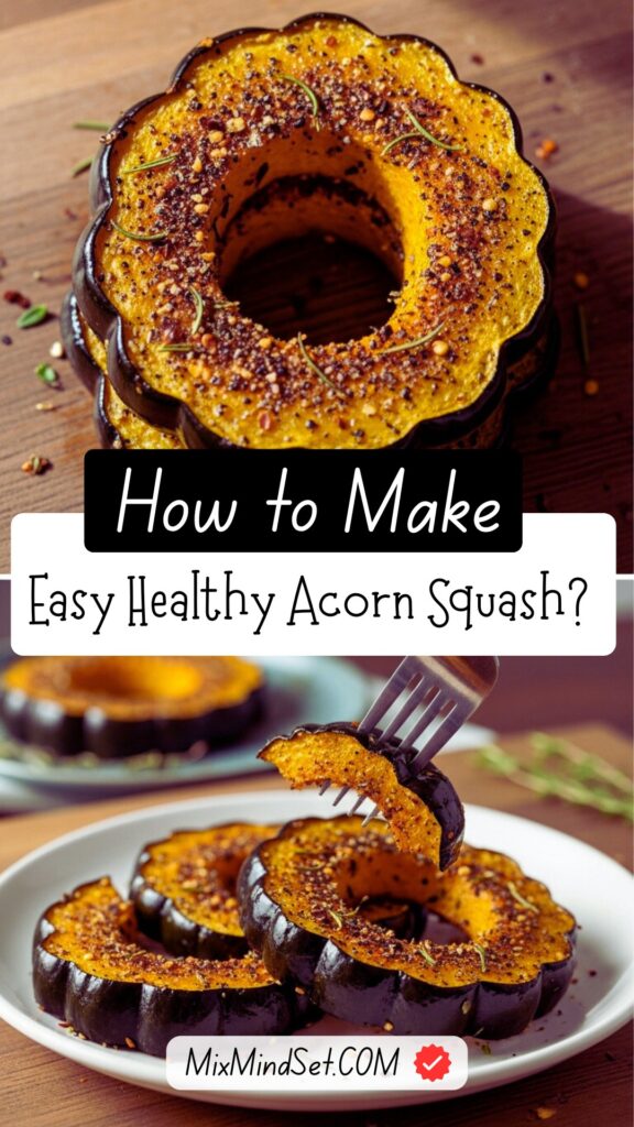 Fall Stuffed Acorn Squash with Turkey