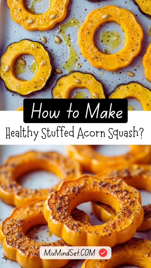 Fall Stuffed Acorn Squash with Turkey