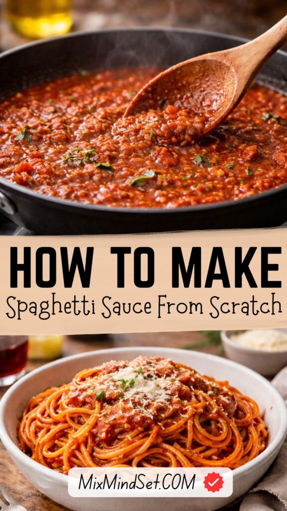Homemade Spaghetti Sauce Recipe