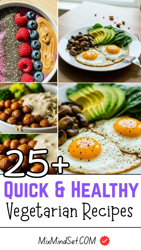 25+ Best Healthy High-Protein Vegetarian Recipes