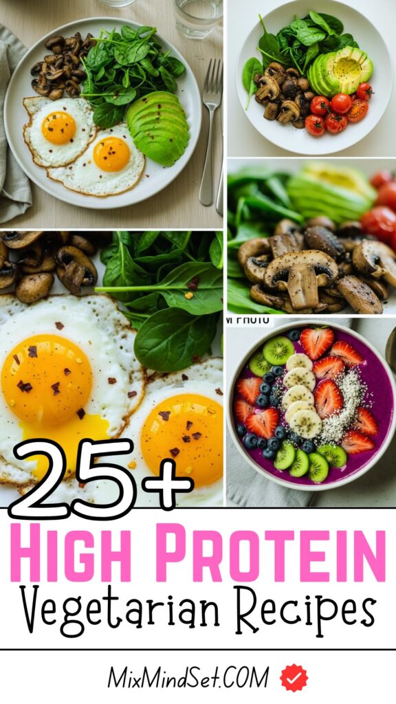 25+ Best Healthy High-Protein Vegetarian Recipes