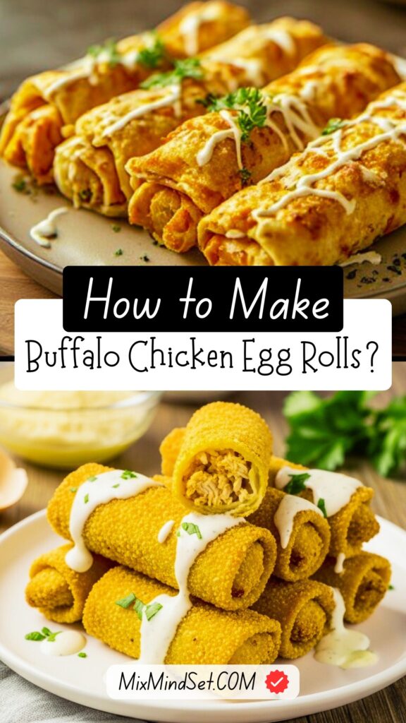 Buffalo Chicken Egg Rolls Recipe