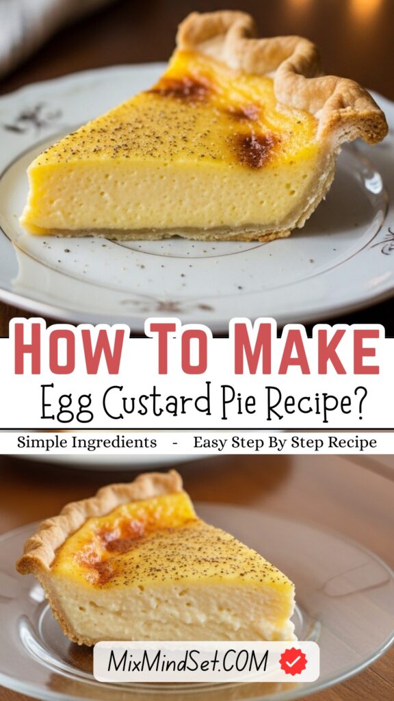 Easy Egg Custard Pie Recipe Easy Egg Custard Pie Recipe