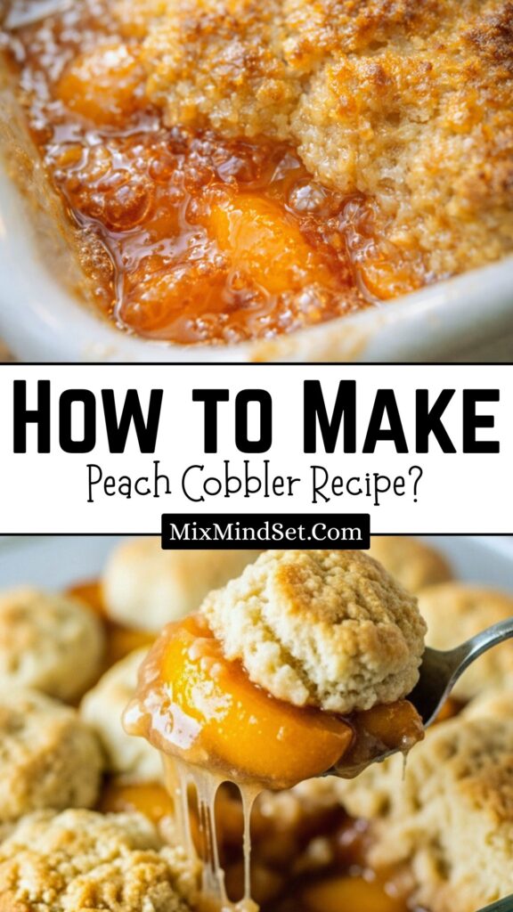 Easy Peach Cobbler Recipe Easy Peach Cobbler Recipe