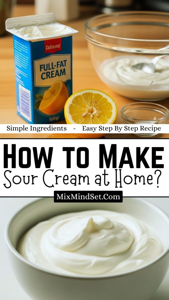 Homemade Sour Cream Recipe