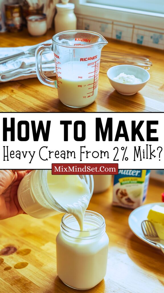 How to Make Heavy Cream From 2% Milk at Home?