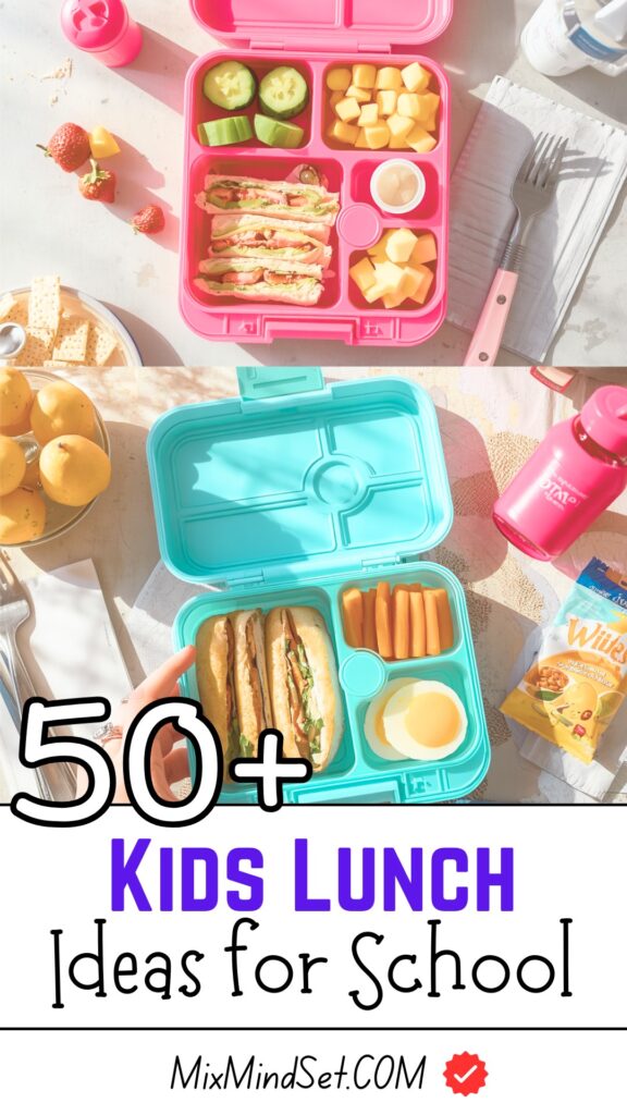 50+ Kids Lunch Ideas for School