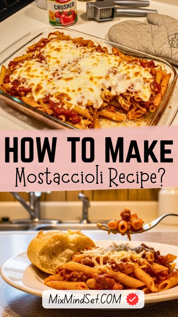 Homemade Mostaccioli Recipe