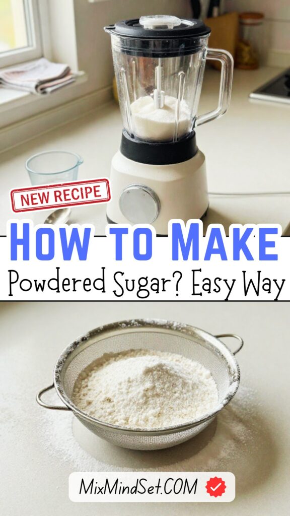 How to Make Powdered Sugar?
