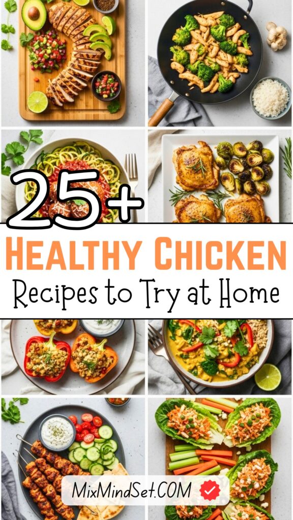 25+ Healthy Chicken Recipes