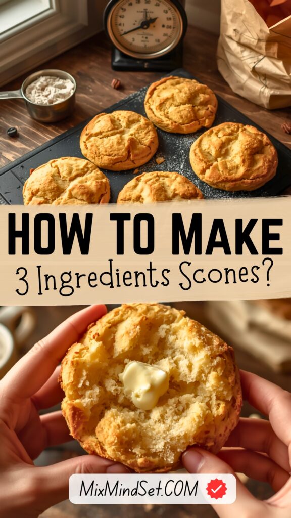 Easy 3 Ingredients Scones Recipe