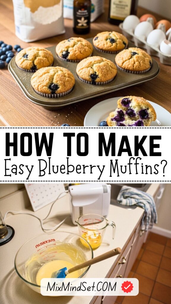 Easy Blueberry Muffins Recipe