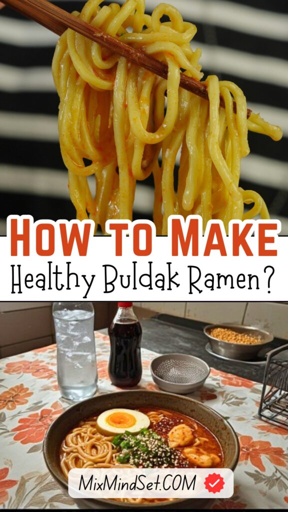 Healthy Buldak Ramen Recipe