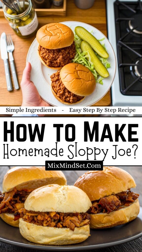 Homemade Sloppy Joe Recipe