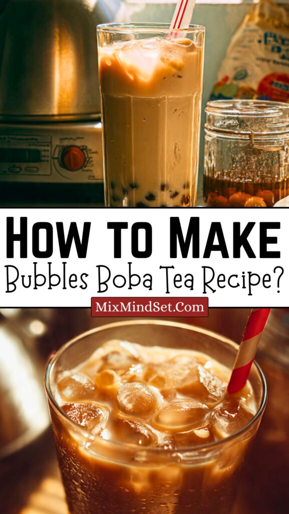 Homemade Bubbles Boba Tea Recipe