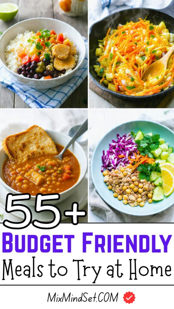 55+ Budget Friendly Meals