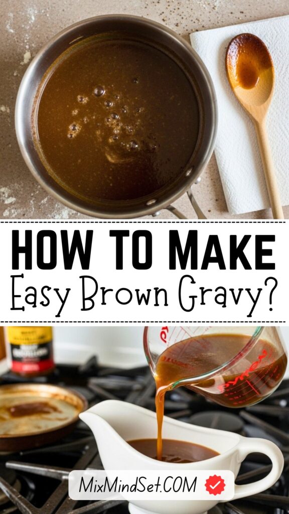 Easy Brown Gravy Recipe From Scratch