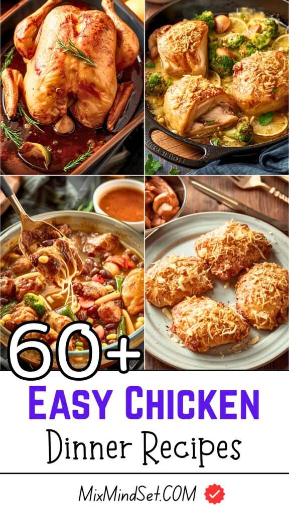 60+ Easy Chicken Dinner Recipes