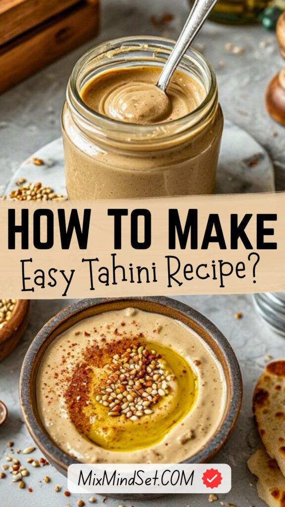 Simple & Easy Tahini Recipe