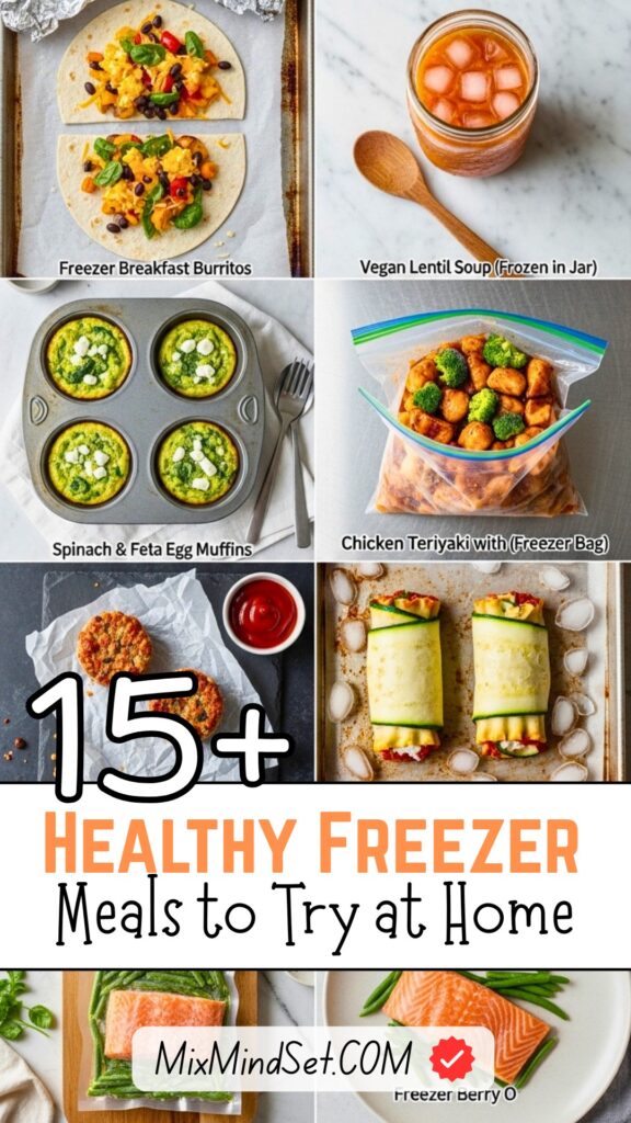 15+ Healthy Freezer Meals