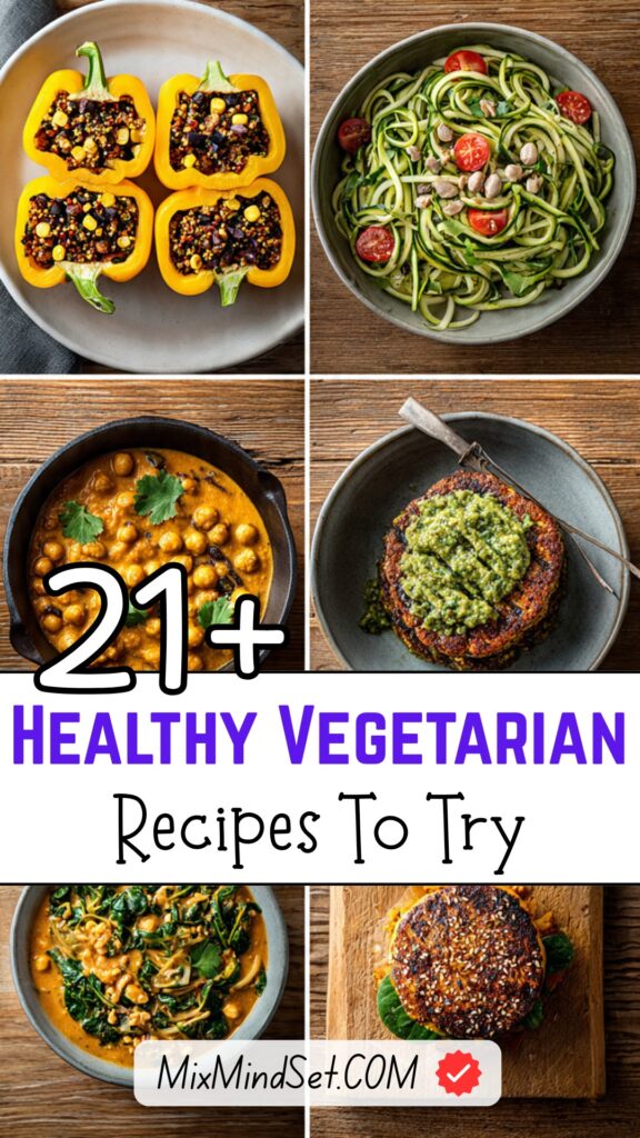 21+ Healthy Vegetarian Recipes