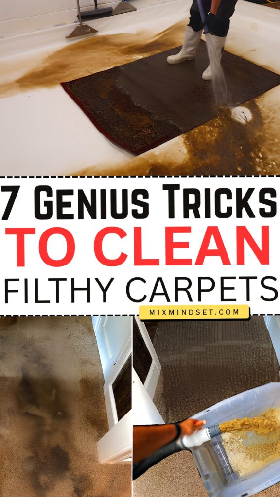 7 Genius Tricks to Clean Filthy Carpets