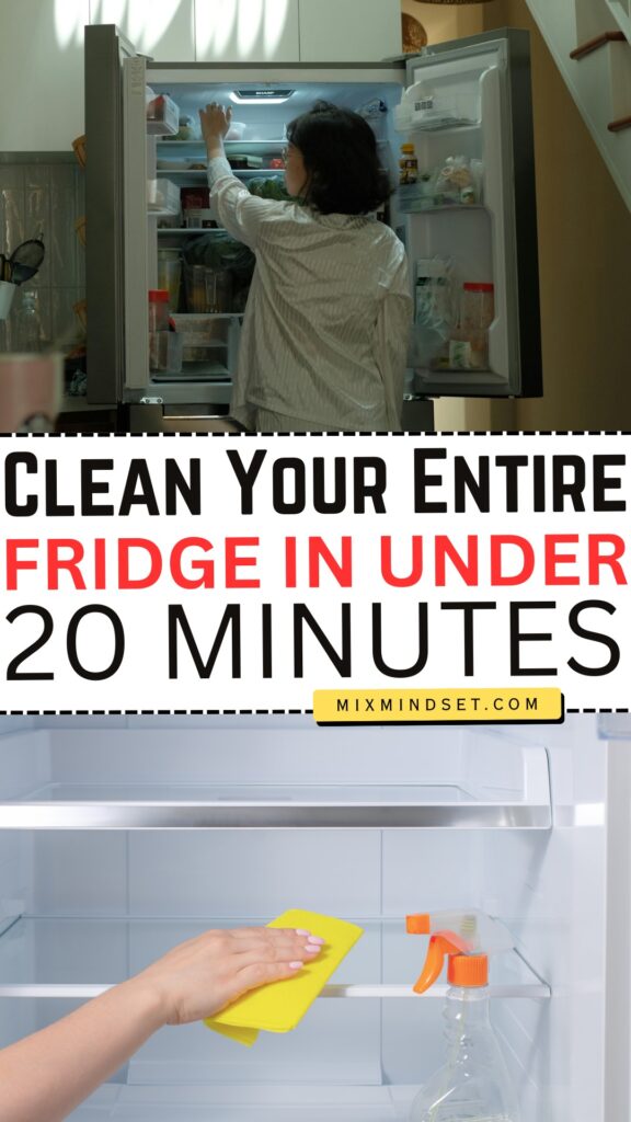Clean Your Entire Fridge in Under 20 Minutes (No Scrubbing)