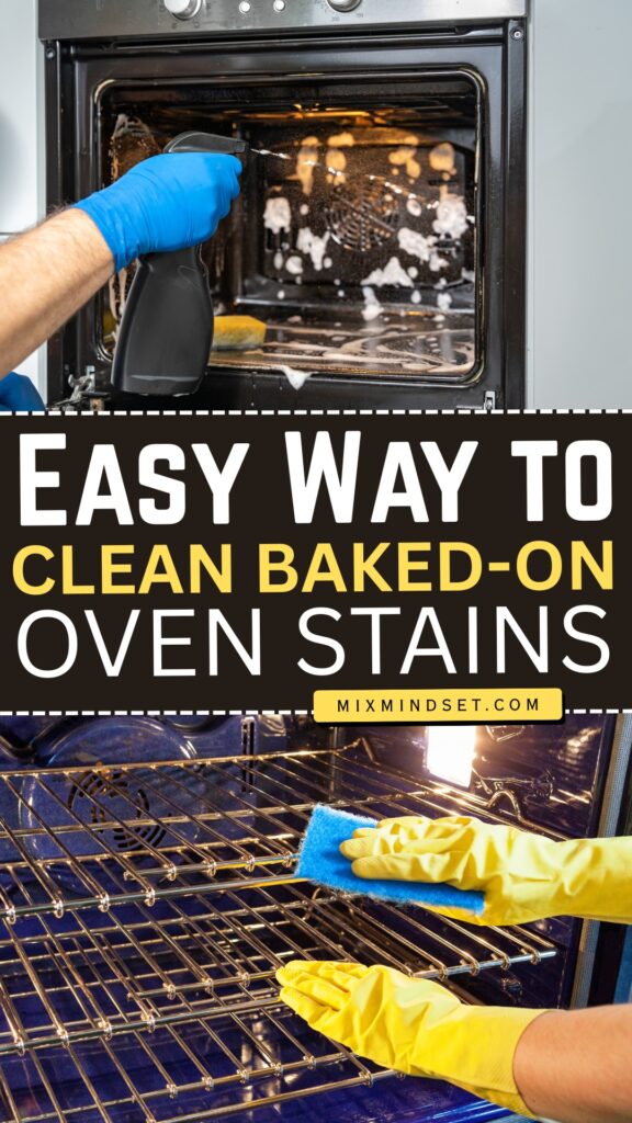 Easy Way to Clean Baked-On Oven Stains