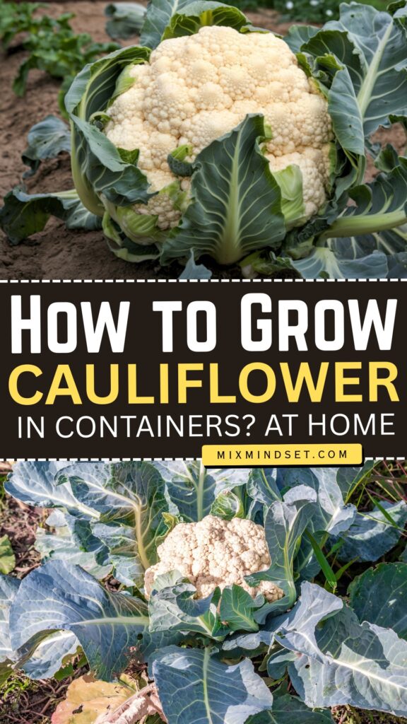 How to Grow Cauliflower in Containers?