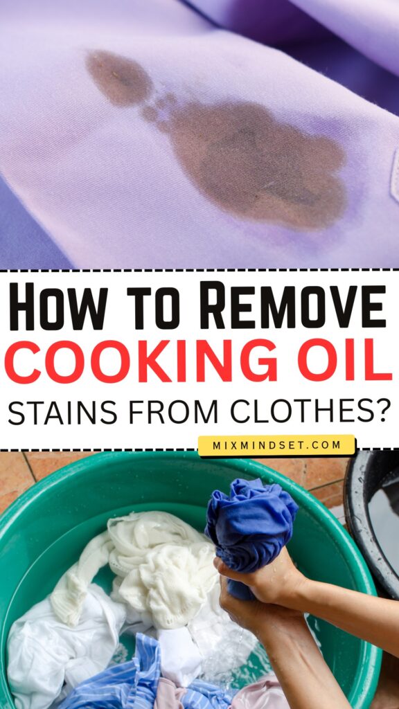 How to Remove Cooking Oil Stains From Clothes?