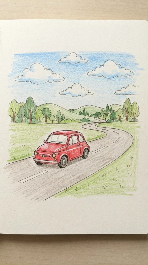 20+ Colour Pencil Drawing Ideas