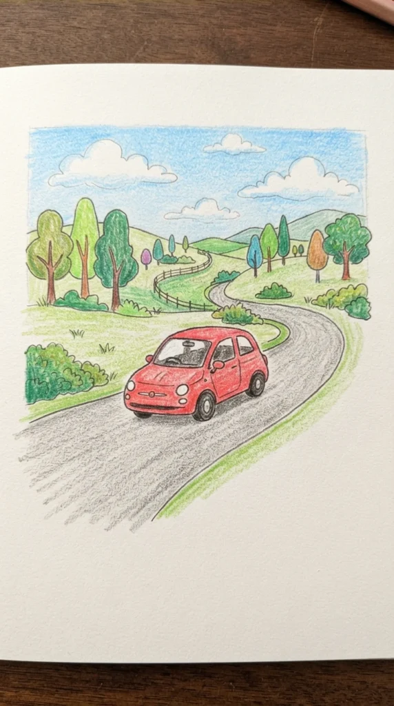 20+ Colour Pencil Drawing Ideas