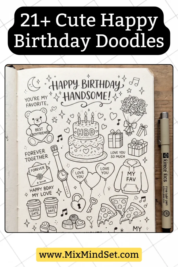 21+ Cute Happy Birthday Doodles