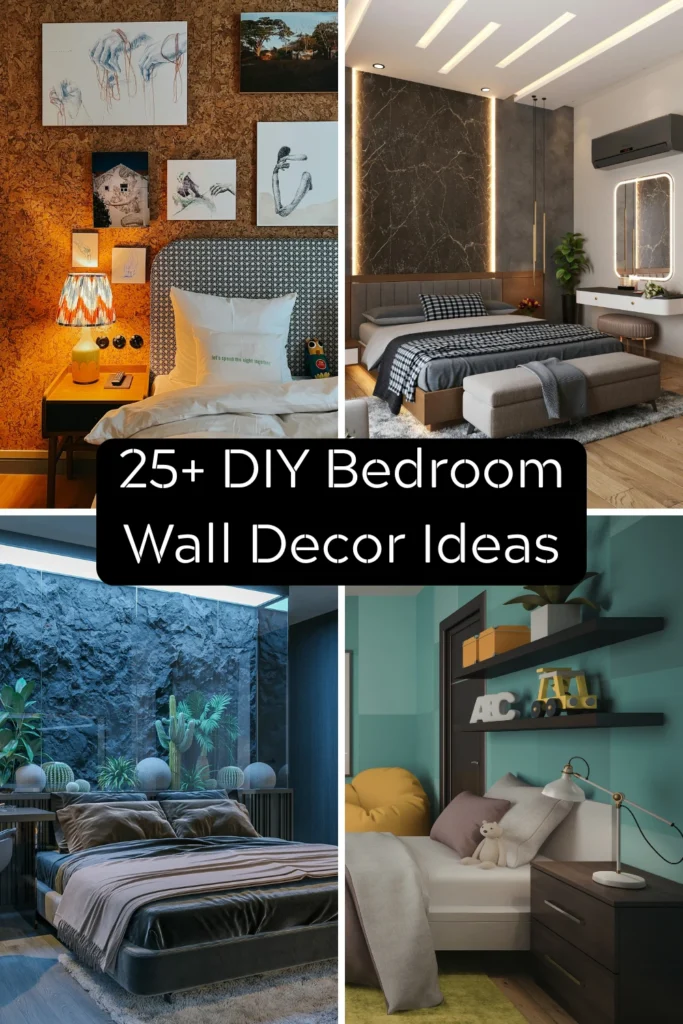 25+ Bedroom Wall Décor Ideas
