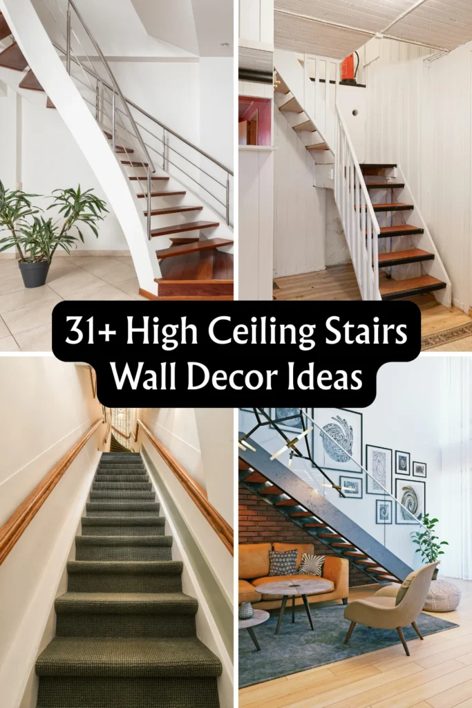 31+ Stairs Wall Décor Ideas