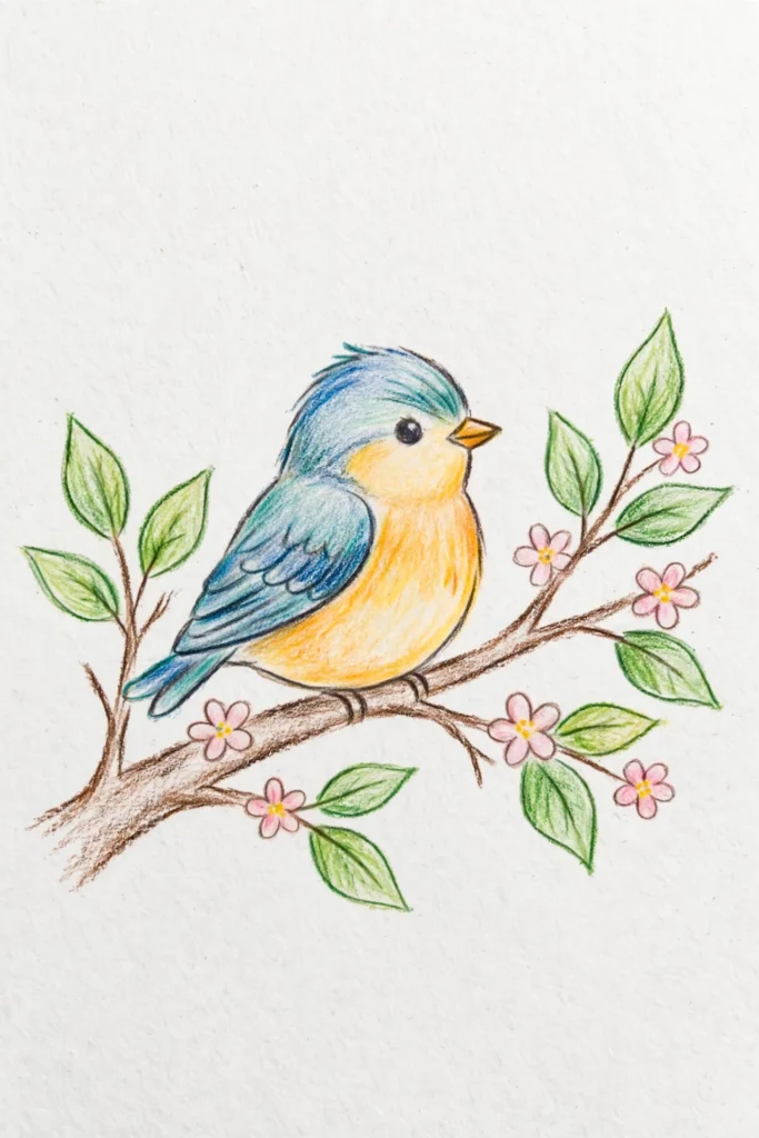 20+ Colour Pencil Drawing Ideas
